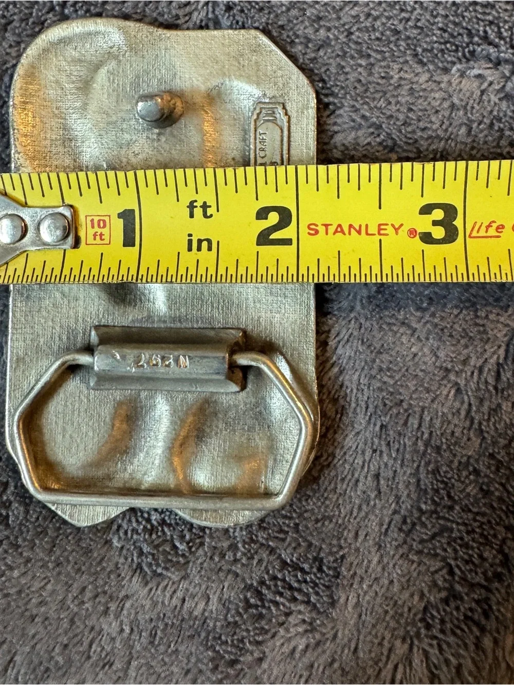 Vintage 1986 Indiana Metal Craft Colorado Wildlife Belt Buckle N297 Deer Ram